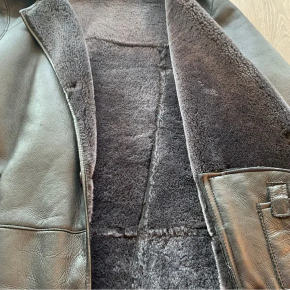 Shearling-Style Cold Weather Coat - Picture 9 of 10